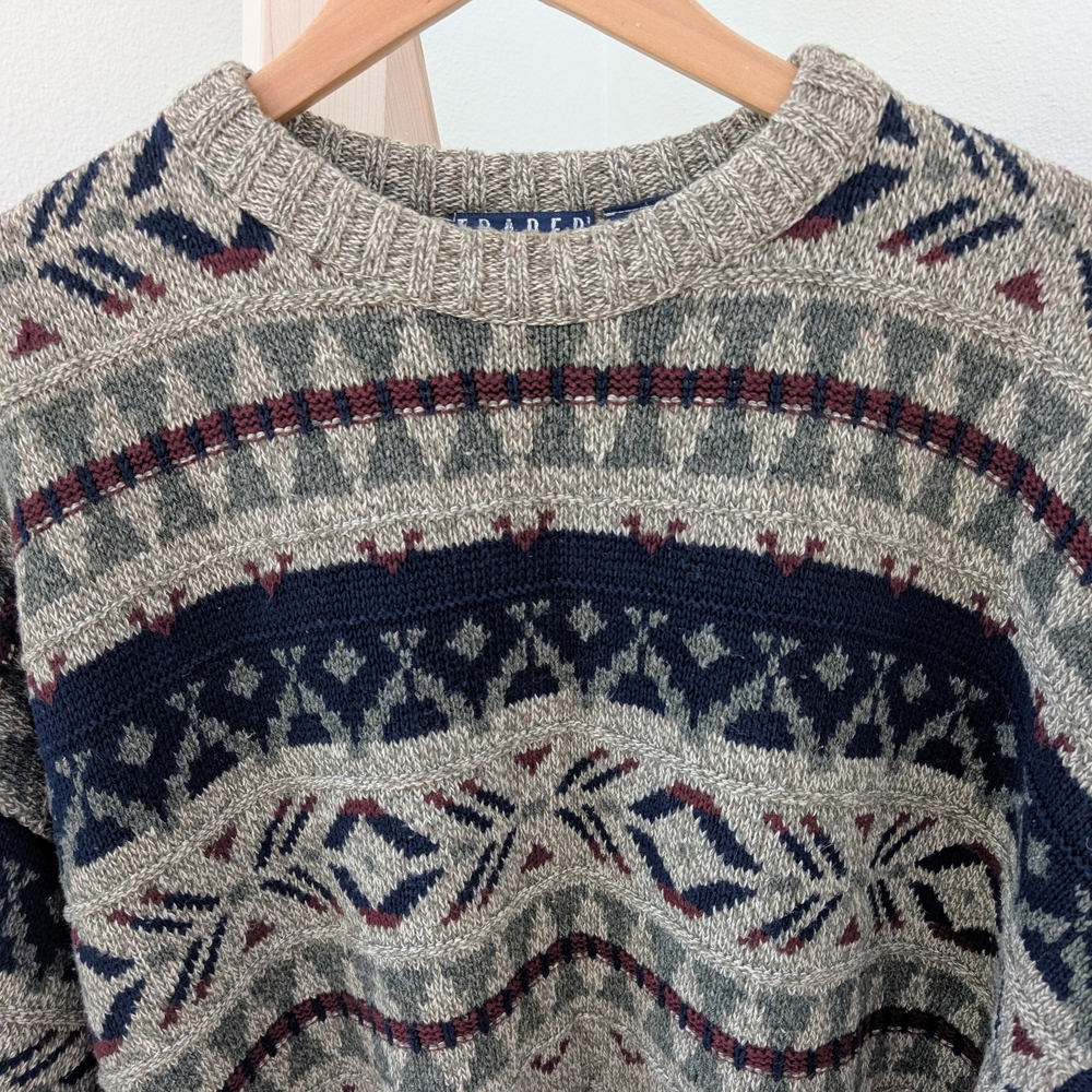 Cozy Patterned Sweater - image 4